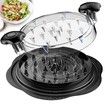 Large Meat Shredder Tool Chicken Pork Beef Twist BPA Free with Ergonomic Handle Anti-Slip Strip Accessories Black