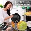 Large Meat Shredder Tool Chicken Pork Beef Twist BPA Free with Ergonomic Handle Anti-Slip Strip Accessories Black