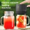 Automatic Jars Vacuum Sealer Canning Jars Mouth Regular Mason Lids Food Storage Fermentation 6.5cm 8.3cm Mason Jar Lids COLOR Black