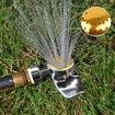 360 Degree Metal Spot Sprinkler,Lawn Sprinklers for Yard, Circle Pattern Sprinkler with Gentle Water Flow for Small Area Yard Lawn Garden Watering,Coverage Up to 30FT
