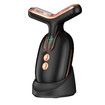 Neck Face Massager, Multifunctional Facial Massager, Rechargeable Sculpting Tool for Skin Care and Double Chin with Vibration(Black)