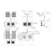 2 Fans Dual Solar Panels 10W Kit 4m Extension Cord Energy Saving Ventilator for Chicken Coop Greenhouse Shed Ventilation Cooling