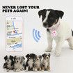 Mini Pet GPS Tracking Device, Portable Bluetooth Intelligent Anti-Lost Device for Luggages/Kid/Pet Bluetooth Alarms(Color Random Sent)