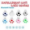 Mini Pet GPS Tracking Device, Portable Bluetooth Intelligent Anti-Lost Device for Luggages/Kid/Pet Bluetooth Alarms(Color Random Sent)