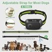 Rechargeable Dog Bark Collar with Beep and Shock Vibration, Anti Bark Collar for Small Medium Large Dogs, Dog Training Device with 5 Adjustable Sensitivity Levels