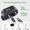 Rechargeable Dog Bark Collar with Beep and Shock Vibration, Anti Bark Collar for Small Medium Large Dogs, Dog Training Device with 5 Adjustable Sensitivity Levels
