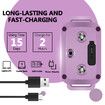 Dog Bark Collar, Rechargeable Smart Barking Collar, Anti Barking Training Collar for Small Medium Large Dogs, Purple