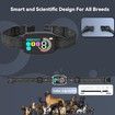 Anti Bark Collar, Automatic Bark Training Collar with 3 Modes of Shock, Vibration, Sound, Smart Anti Bark Collar with 8 Adjustable Sensitivity and Intensity, Black