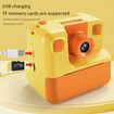 1080P Instant Print Camera for Kids,HD Digital Video Cameras with 3 Print Paper & 32G Card Gifts for Girls Boys Age 3-12 (Pink)