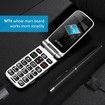4G Volte Senior Cellphone Dual Screen Flip Phones one click SOS Big Button Pocket Senior Mobile Phone HD Screen Flashlight Loud Sound 5900mAh