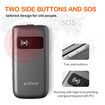 4G Volte Senior Cellphone Dual Screen Flip Phones one click SOS Big Button Pocket Senior Mobile Phone HD Screen Flashlight Loud Sound 5900mAh