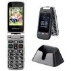 4G Volte Senior Cellphone Dual Screen Flip Phones one click SOS Big Button Pocket Senior Mobile Phone HD Screen Flashlight Loud Sound 5900mAh