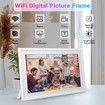WiFi Digital Photo Frame 10.1 Inch Smart Touchscreen Auto-Rotate HD IPS Display Family Picture Wall Mount