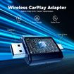 2 in 1 Wireless Carplay Adapter for Android Auto Adapter, Convert Wired CarPlay to Wireless CarPlay, Quick Auto Reconnect, Type-C/USB, Plug & Play