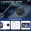 2 in 1 Wireless Carplay Adapter for iOS&Android Auto,Wired to Wireless Carplay,Plug & Play for OEM Wired Carplay,Online Update