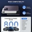 2 in 1 Wireless Carplay Adapter for iOS&Android Auto,Wired to Wireless Carplay,Plug & Play for OEM Wired Carplay,Online Update