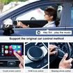 2 in 1 Wireless Carplay Adapter for iOS&Android Auto,Wired to Wireless Carplay,Plug & Play for OEM Wired Carplay,Online Update