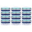 12pcs Razor Blade Shaving Razor Blade Refills for Fusion 5,Blue New Version