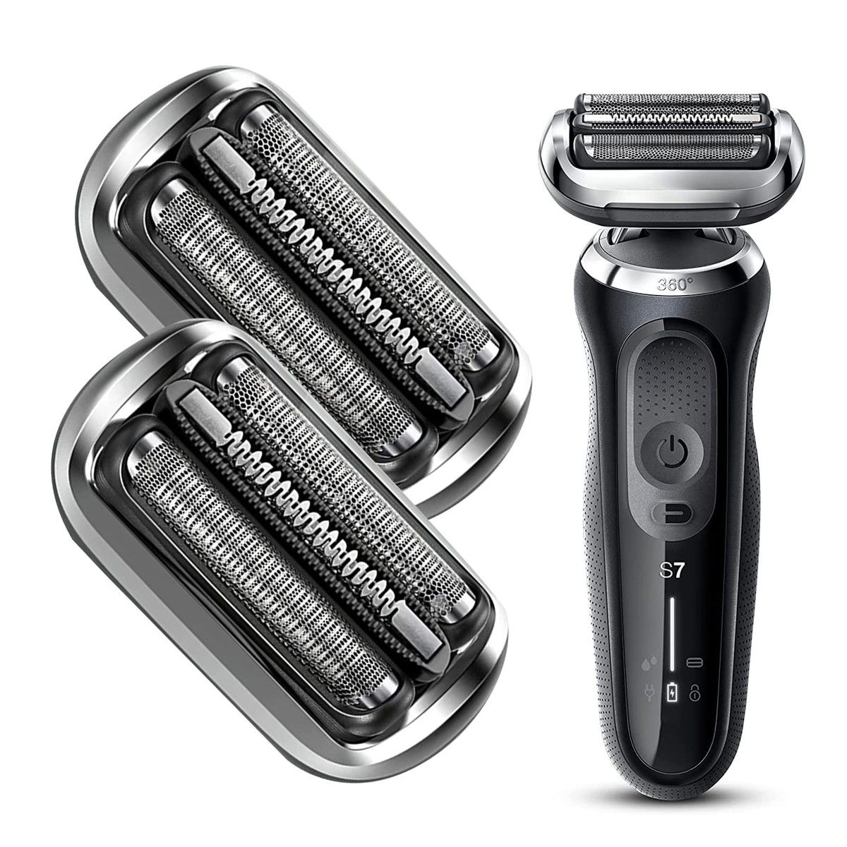 Shaver Head 73S S7 Replacement Accessories 2PCS Braun Series7 Compatible 7020s 7025s 7085cc 7027cs 7071cc 7075cc Razor Grooming Tool