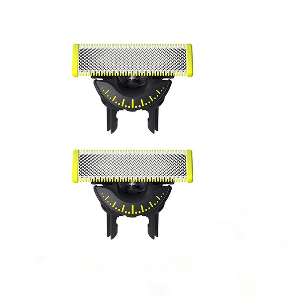 Replacement OneBlade 360 Blades Philips Norelco Electric Shaver Trimmer 2Pcs QP440/80 Precision Grooming Face Body for Men