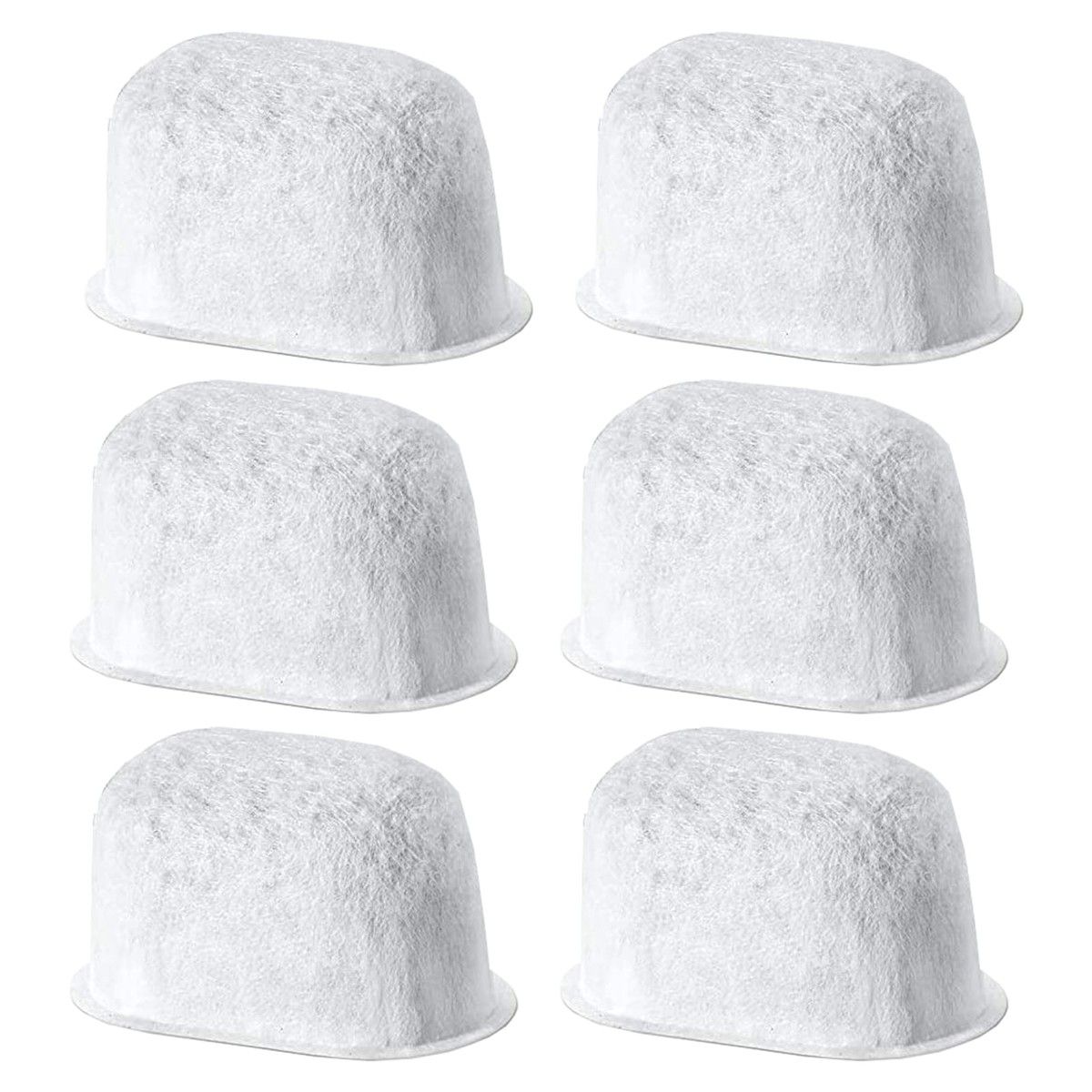 6 Pack of Replacement Breville Water Filter for Breville BWF100 BES870 BES810 BES990 BES980 BES920 BES900XL BES870XL BES860XL BES840XL BKC600XL (Activated Charcoal)