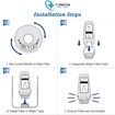 Replacement Water Filter for Breville Espresso Machine,Breville Barista Touch(Pro),Oracle Touch,Dual Boiler,Bambino Claro Swiss Sage-BES880/BES920/BES990/BES980/BES878 (8 Pack)