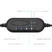 USB Headset with Microphone Noise Cancelling Stereo Wired Audio Control for Laptop PC Work From Home Office