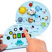 Montessori Activity Chart for Kids, Spatial Activity Chart, Wooden Sensory Board, Travel Toys for Logic Skills, Gift for Boys and Girls