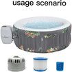 Replacement Hot Tub Parts Filter Cartridge Holder, Replacement Parts Filter Cartridge Holder Only P6653,P05343, Hot Tubs VI Spa, No Filters Included