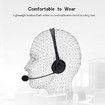 Wired PC Headset with Noise Cancelling Mics USB Teaching Office Home Network Class Student Education