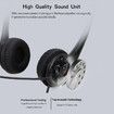 Wired PC Headset with Noise Cancelling Mics USB Teaching Office Home Network Class Student Education