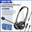 Wired PC Headset with Noise Cancelling Mics USB Teaching Office Home Network Class Student Education