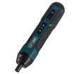 USB Rechargeable 3.6V Electric Screwdriver 4 levels Adjustment Straight Handle LED Light Cordless Mini Power Tools Multipurpose For DIY Household 20 heads