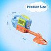 Bubble Gun Machine Electric Lawn Mower Blower Toddler Toy Automatic Outdoor Garden Kids Play Game with Solution Sound Light