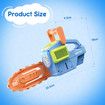 Bubble Gun Machine Electric Chainsaw Blower Toddler Toy Automatic Outdoor Garden Kids Play Game with Solution Sound Light