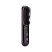 Cordless Hair Straightener Brush with 3 Setting LED Temperature Display Electric Negative Ions Ceramic Hot Comb 360 Anti-Scald Color Black