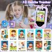 Kids Smart Phone Toy with Touchscreen Dual Camera Music Learning Educational Christmas Birthday Gifts Age 3+ Purple