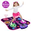 Bluetooth Dance Mat Light Up for Kids Birthday Party Built-in Music Interactive Fun Toy for Ages 3-12