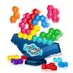 Hexagonal Diamond Balance Tower Puzzle Game For Kids, Desktop Toy With Cube Jigsaw, Parent-Child Interactive Logic Thinking Training Toy For Boys & Girls , Random Parts Color