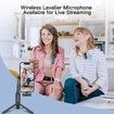 2pcs Lavalier Wireless Microphone for iPhone 15/Android,Wireless Microphone for Video Recording,Game Live Streaming,Interviews,Vlog (Type C)