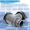 Plunger Valve for Intex Pools, Plunger Valve Connection Pool Pump Hose of 38, for Intex Hose Plunger Valve Replacement