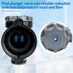 Plunger Valve for Intex Pools, Plunger Valve Connection Pool Pump Hose of 38, for Intex Hose Plunger Valve Replacement