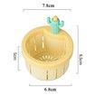 Kitchen Sink Drain Strainer Press Automatic Dumping Basket Sink Filter (Green-3PCS)