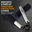 Grip Strength Trainer Set,50-300LB,Wrist Forearm Strengthener,Metal No Slip,Hand Grip Gripper Strengthener,Hand Workout Squeezer Grip Strength (6 Pack)