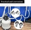 Pool Pump Replacement Hose Accessory Swimming Filtration Saltwater Sand Filter System Efficient 1500 GPH 59 Inch 15 Diameter Upgrade 29060E