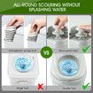 Portable Toilet Seat 24L Camping Porta Potty Movable Bathroom Commode Mobile Travel Outdoor WC with Drawstring Wheels