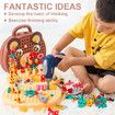 Electric Drill Toy Set for Kids Montessori Learning Pretend Play Screw Toolbox Educational DIY Tool Kit Gift