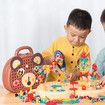 Electric Drill Toy Set for Kids Montessori Learning Pretend Play Screw Toolbox Educational DIY Tool Kit Gift