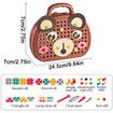 Electric Drill Toy Set for Kids Montessori Learning Pretend Play Screw Toolbox Educational DIY Tool Kit Gift