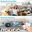Multi-Function Bluetooth CD Player, Dual Speaker Stereo, Stereo Output Shock-Proof USB Charging,Learning Machine